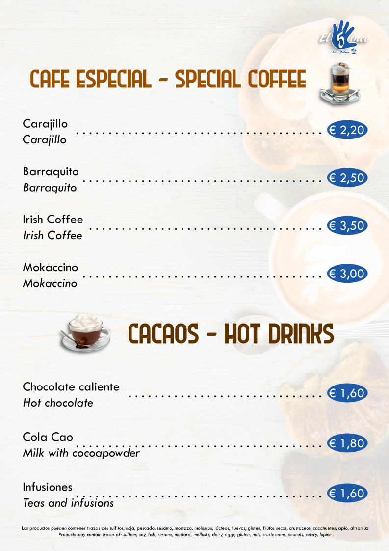 Menu El Cinco- Cafeteria Y Comida Casera-10