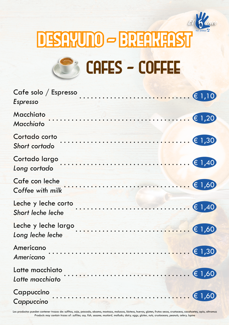 Menu El Cinco- Cafeteria Y Comida Casera-4